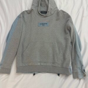 Maniere De Voir Gray and Blue Hoodie